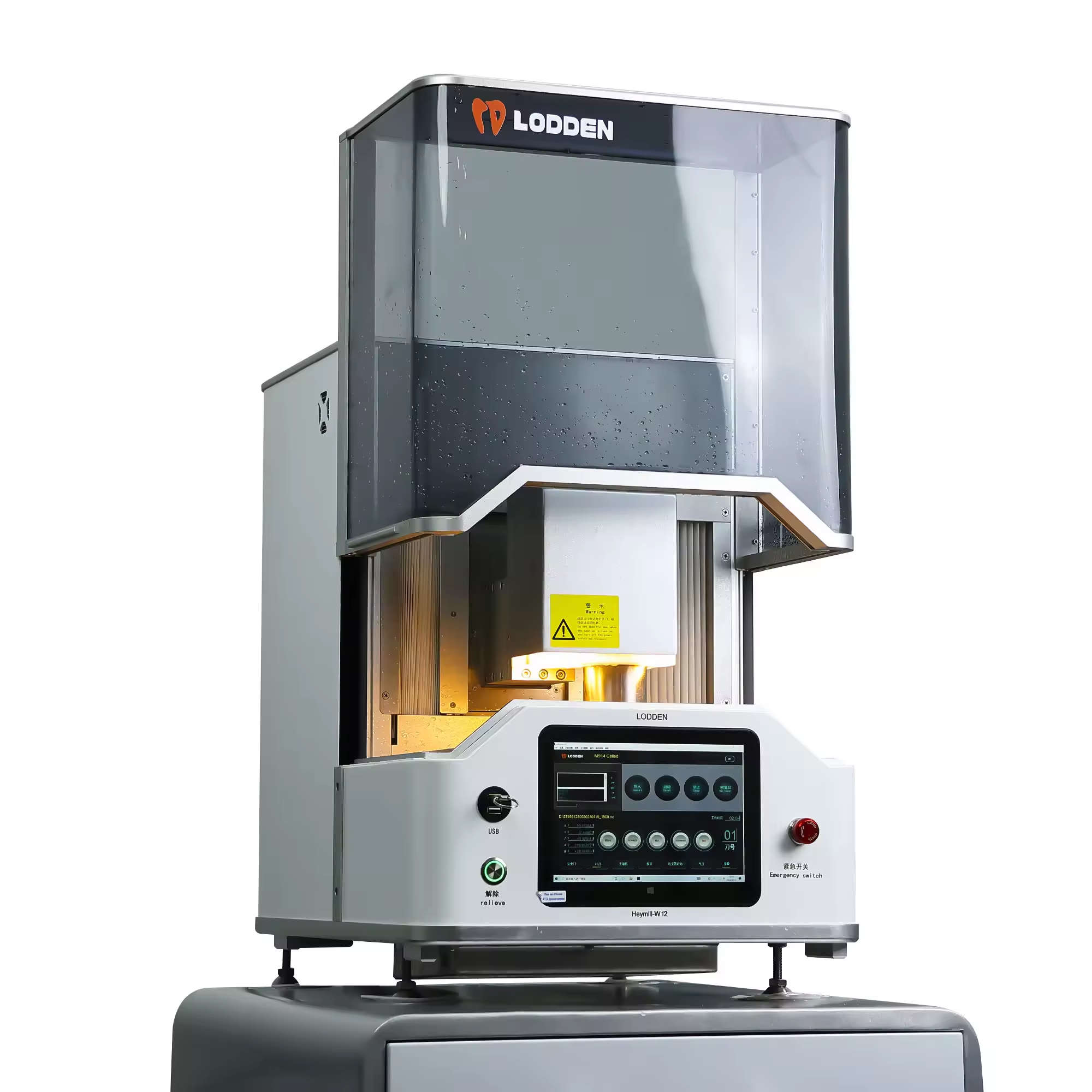 D0111  Lodden Heymill-W12 Diş Protezleri Diş Laboratuvarı İçin Cam Seramik Frezeleme Makinesi
