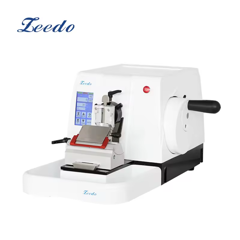 H0012 Patoloji Laboratuvarı Tam Otomatik Mikrotom Histoloji Mikrotom Tıbbi Hastane Ekipmanları HS3345