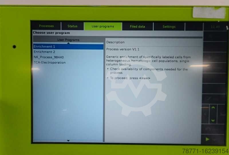 HZ0006 Otomatik hücre işleme sistemi Miltenyi Biotec Miltenyi Biotec
